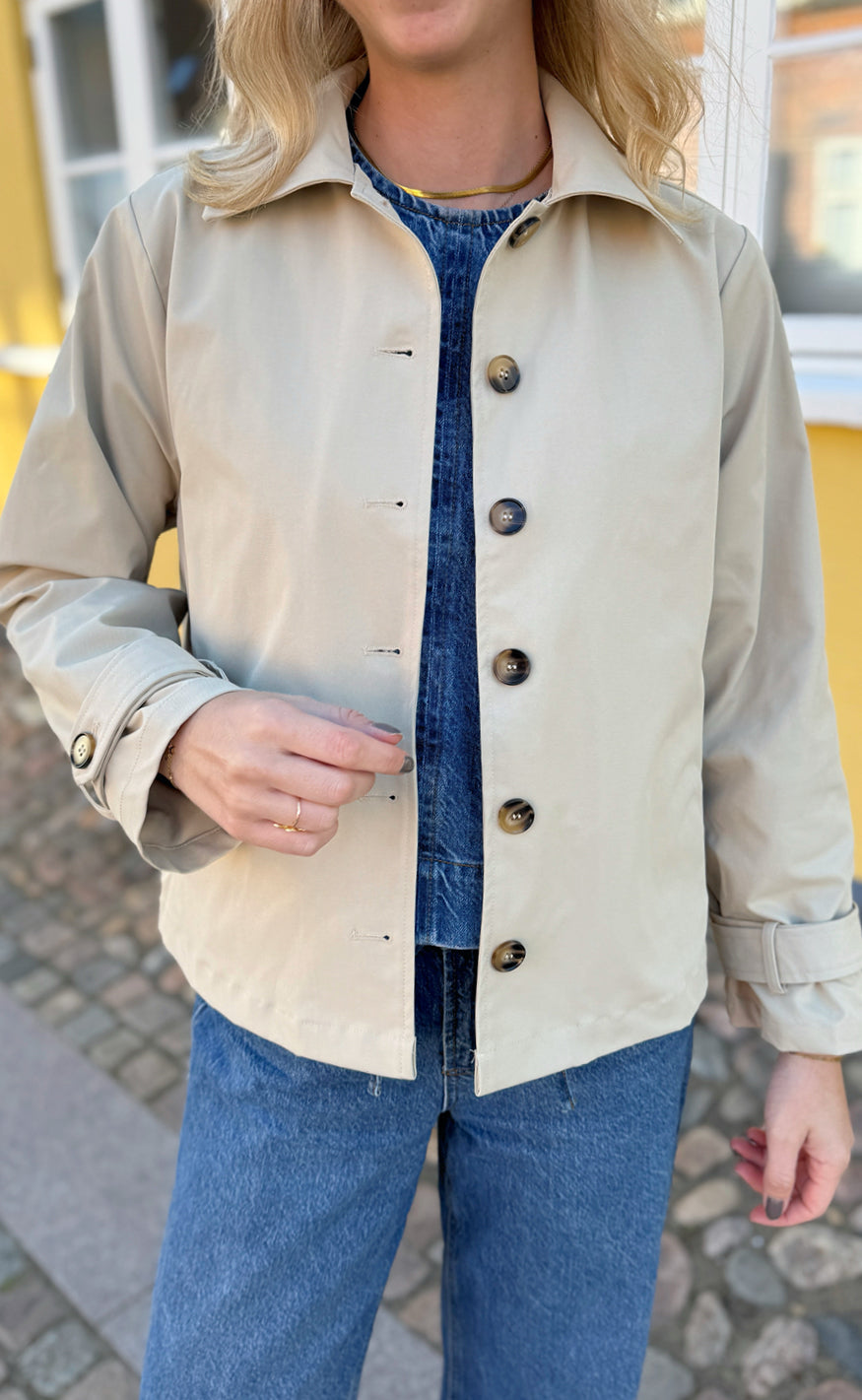 Say INA Copenhagen Trenchcoat - Louisa Short - Beige